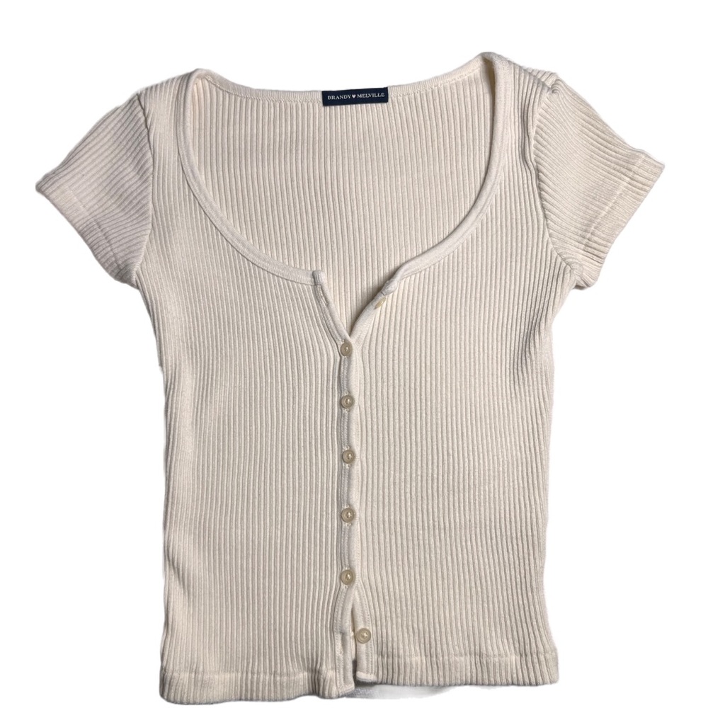 Brandy Melville cream top OS